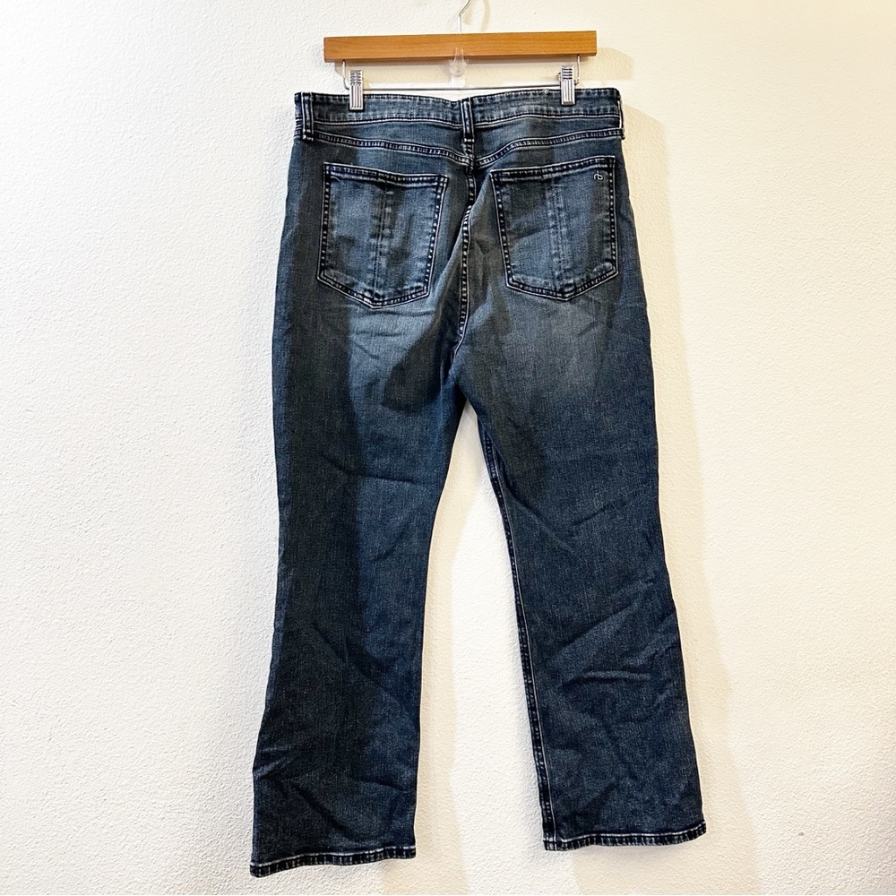 rag & bone Blue Flare Jeans - Picture 5 of 11
